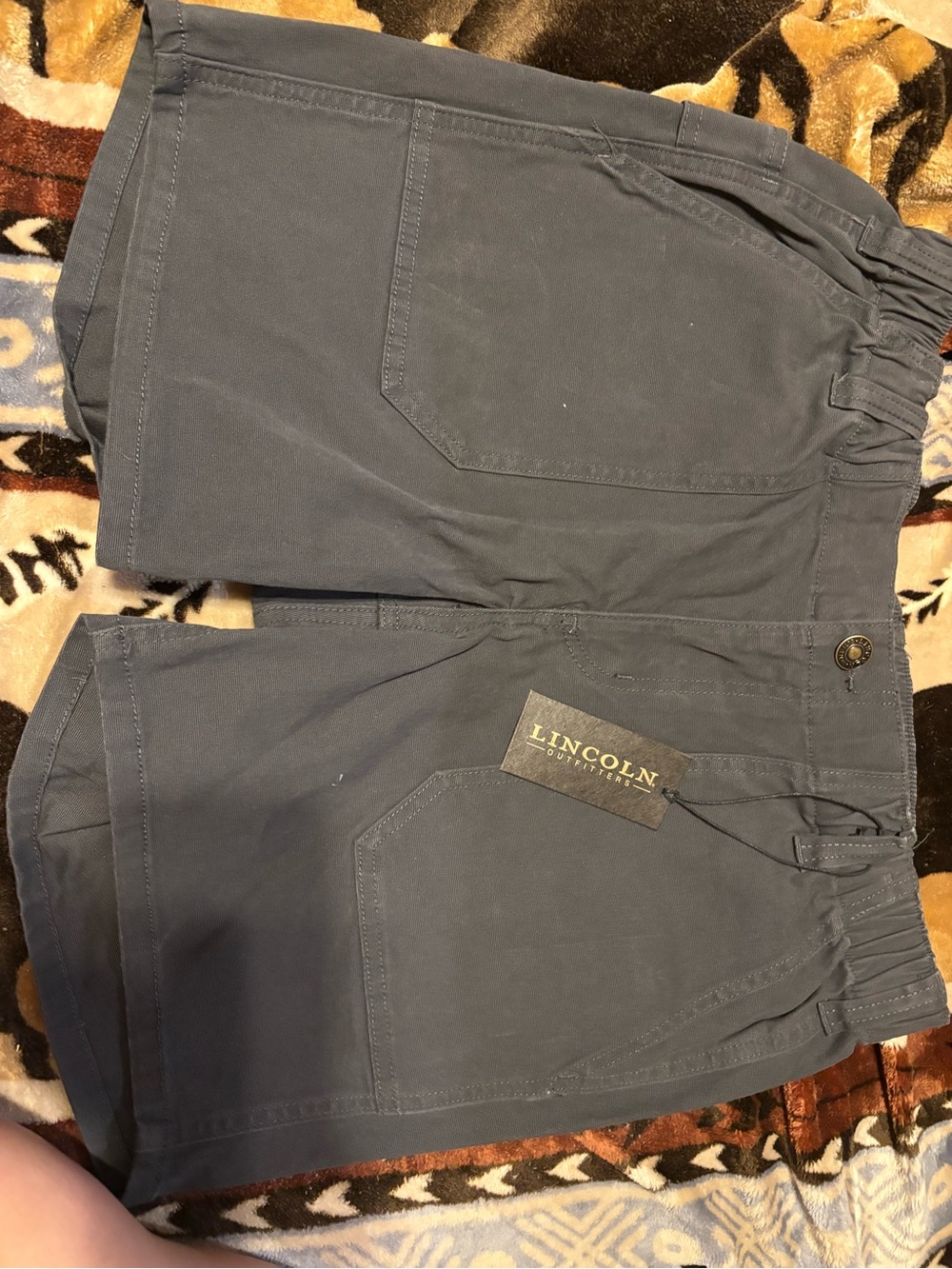 Womens Slate Gray Casual Shorts